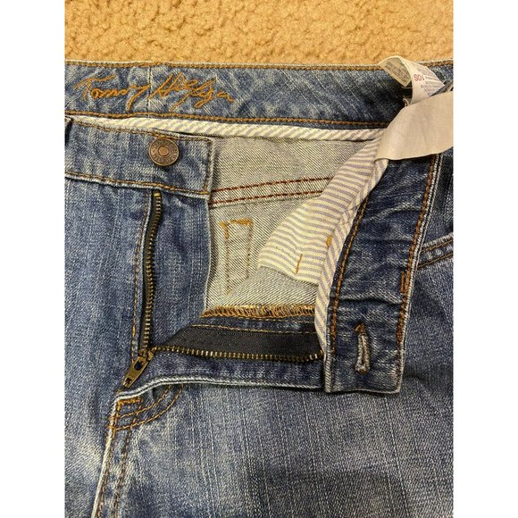 Tommy Hilfiger BoyFriend Women's Designer Blue Jeans Size 10S - Picture 4 of 8